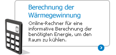 Online-Rechner - Berechnung der Wärmegewinnung / Kühlung