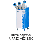 Klima naprava AIRREX HSC 3500 - KlimaRent