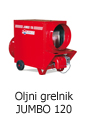 Oljni grelnik zraka JUMBO 120 (BM2) - KlimaRent